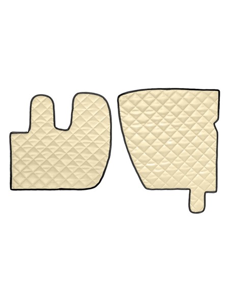 CP.TAPPETI IN ECOPELLE PANNA RENAULT PREMIUM 2 05 in poi