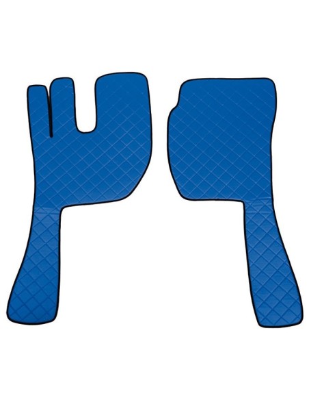 CP.TAPPETI IN ECOPELLE BLU VOLVO FH SERIE 2 02 in poi 08,