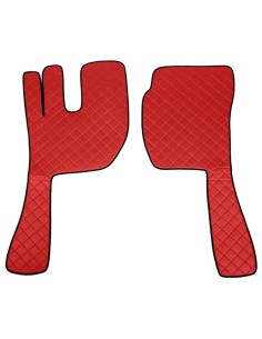 CP.TAPPETI IN ECOPELLE ROSSO VOLVO FH SERIE 2 02 in poi 0