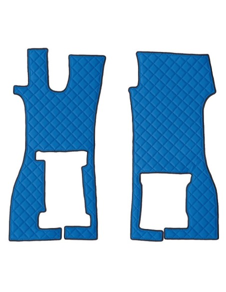 CP.TAPPETI IN ECOPELLE BLU SCANIA R 2016 in poi  SEDILE P