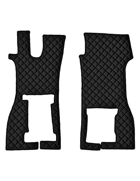 CP.TAPPETI IN ECOPELLE NERO SCANIA R 2016 in poi  SEDILE