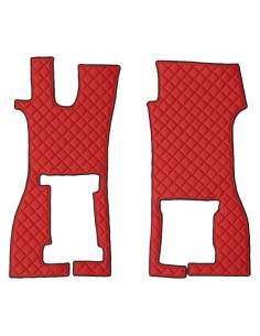 CP.TAPPETI IN ECOPELLE ROSSO SCANIA R 2016 in poi  SEDILE