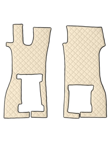 CP.TAPPETI IN ECOPELLE PANNA SCANIA R 2016 in poi  SEDILE