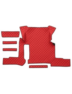 TAPPETO CENTR.ECOPELLE ROSSO MAN TGX MANUALE, 1 CA