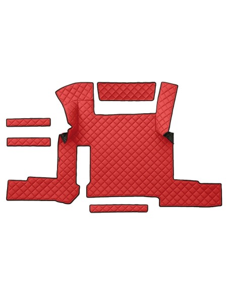 TAPPETO CENTR.ECOPELLE ROSSO MAN TGX AUTOMATICO, 1