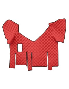 TAPPETO CENTR.ECOPELLE ROSSO IVECO XP MANUALE BRAC