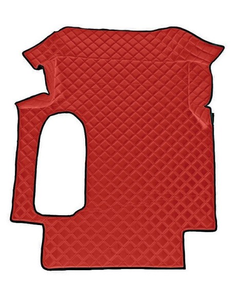 TAPPETO CENTR.ECOPELLE ROSSO MAN TGA CABINA LARGA