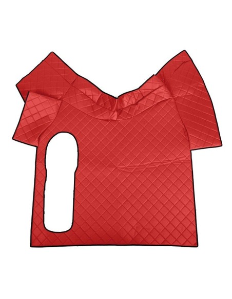 TAPPETO CENTR.ECOPELLE ROSSO VOLVO FH SERIE 2 MANU