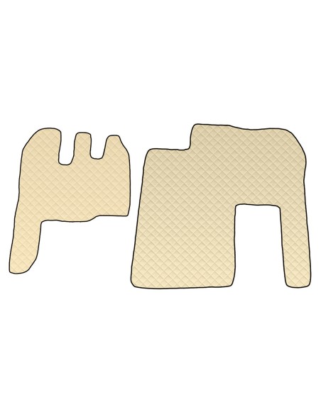 TAPPETO UNICO ECOPELLE PANNA RENAULT MAGNUM 01 in poi 13