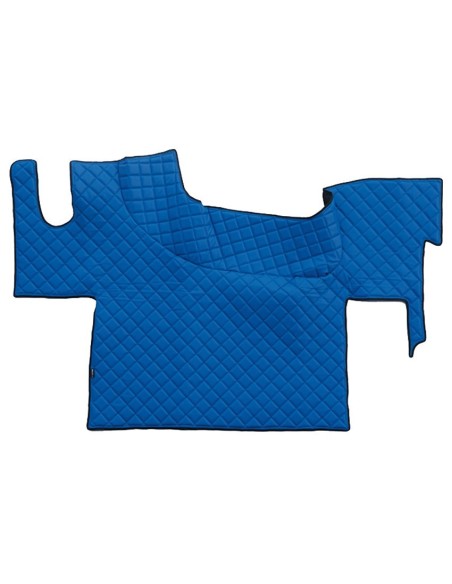 TAPPETO UNICO ECOPELLE BLU RENAULT T NO TUNNEL 13 in poi