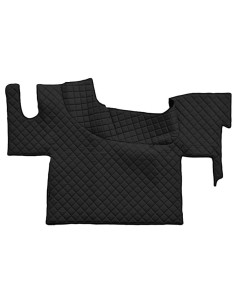 TAPPETO UNICO ECOPELLE NERO RENAULT T NO TUNNEL 13