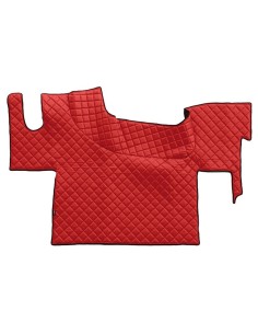 TAPPETO UNICO ECOPELLE ROSSO RENAULT T NO TUNNEL 1