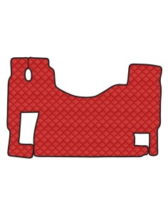 TAPPETO UNICO ECOPELLE ROSSO MERCEDES ACTROS MP2,