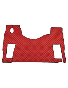 TAPPETO UNICO ECOPELLE ROSSO MERCEDES ACTROS MP2,