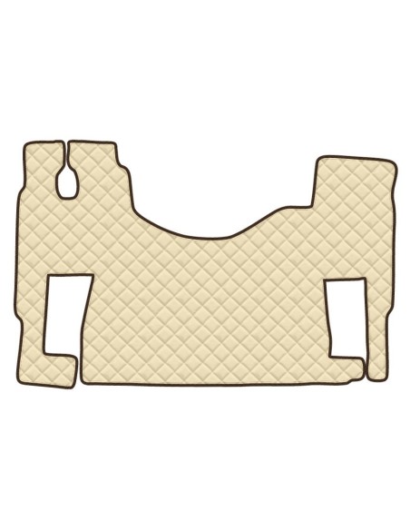 TAPPETO UNICO ECOPELLE PANNA MERCEDES ACTROS MP2,