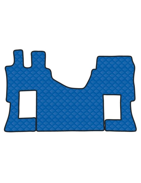 TAPPETO UNICO ECOPELLE BLU MERCEDES ACTROS MP4 NO