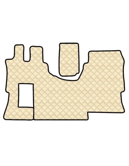 TAPPETO UNICO ECOPELLE PANNA MERCEDES ACTROS MP4 S