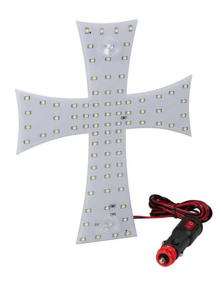 CROCE A LED BIANCA 24V