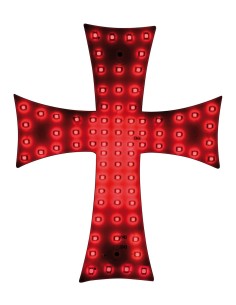 CROCE A LED ROSSA 24V