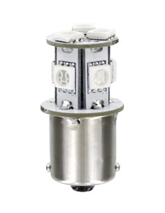 LAMPADA BA15S 28V 8SMD AMBRA