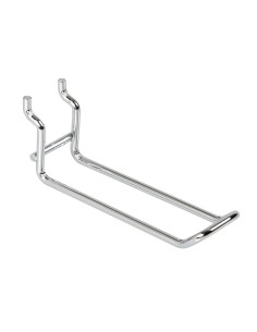 GANCIO SICUREZZA 10CM CROMATO PER SCAFFALI