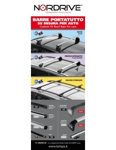 LOCANDINA NORDRIVE BARRE PORTATUTTO AUTO