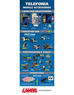 LOCANDINA ACCESSORI TELEFONIA DISPLAY ALLUMINIO