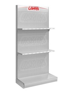 KIT PANNELLI 210X100X45CM GRIGIO + 2 RIPIANI