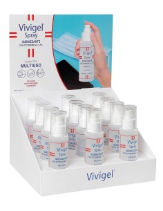 DISPLAY 12 SPRAY IGIENIZZANTE SUPERFICI E MANI 100