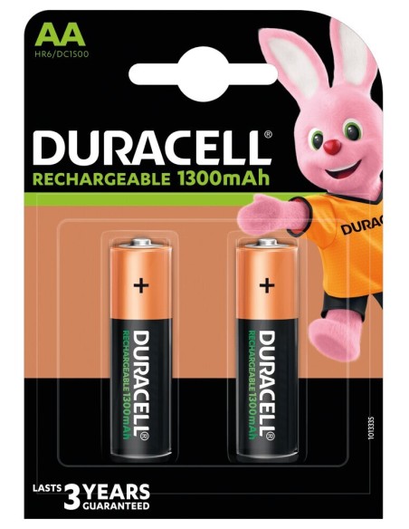 DURACELL AA B2 STILO RICARICA BILE PLUS 1300 MAH