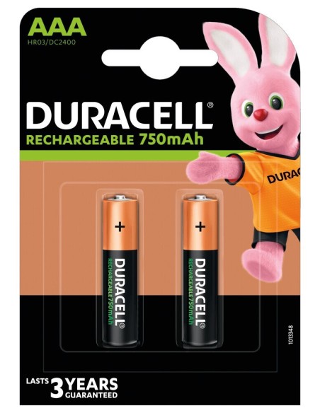 DURACELL AAA B2 MINISTILO 750 MAH RICARICABILE