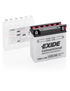 BATTERIA 5.5Ah 45A EXIDE MOTO CONVENTIONAL CARICA