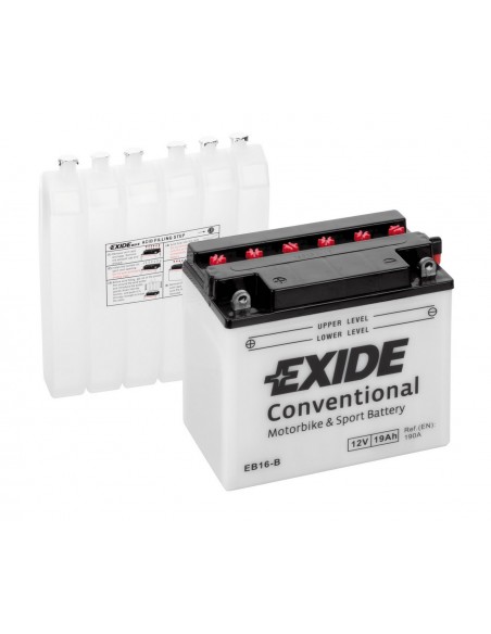 BATTERIA 19Ah 190A EXIDE MOTO CONVENTIONAL CARICA