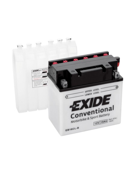 BATTERIA 19Ah 190A EXIDE MOTO CONVENTIONAL CARICA