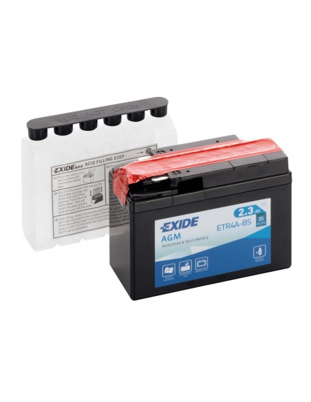 BATTERIA 2.3Ah 35A EXIDE MOTO AGM A CARICA SECCA