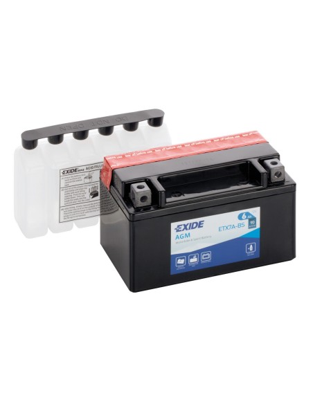 BATTERIA 6Ah 90A EXIDE MOTO AGM A CARICA SECCA