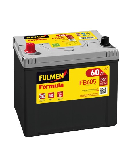 BATTERIA 60Ah 390A FULMEN FORMULA (POLO SIN. KOR