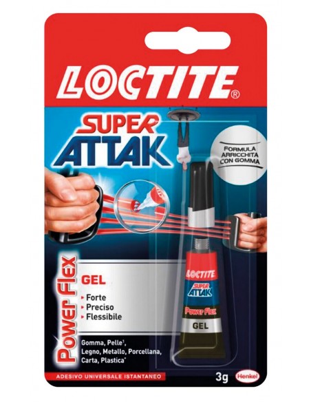 LOCTITE SUPER ATTAK 3 GRAMMI POWER FLEX