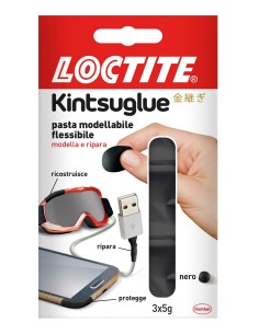 LOCTITE KINTSUGLUE 3X5 NERO PASTA MODELLABILE FLES