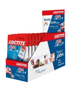 DISPLAY 12 PZ. LOCTITE SUPER ATTAK 3 GRAMMI PERFEC