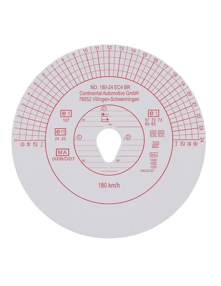 KIENZLE ORIGINAL 180-KM/H 100 PZ. DISCHI TACHIGRAF