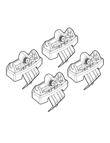 KIT ATTACCHI PORTATUTTO LANCIA DELTA 06/08- in poi  N21104 LAMPA