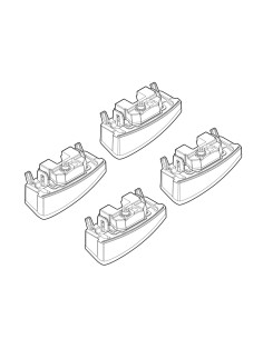 KIT ATTACCHI PORTATUTTO FIAT PANDA (NO RAILING) 02 N21159 LAMPA