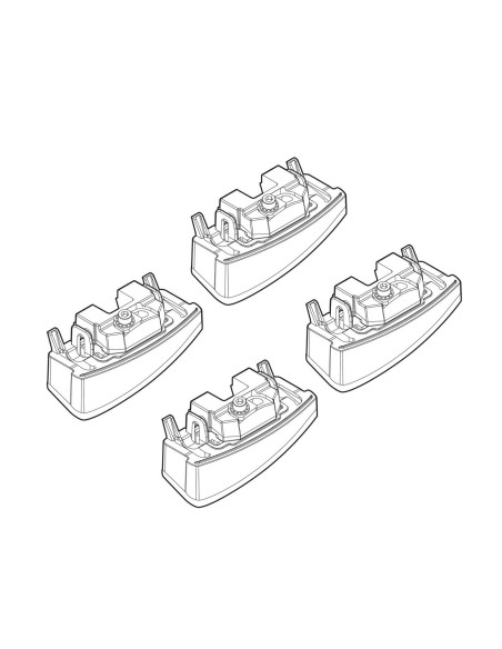 KIT ATTACCHI PORTATUTTO FIAT PANDA (NO RAILING) 02 N21159 LAMPA