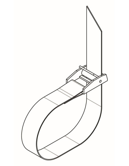 SET 2 CINGHIE FERMA RUOTA CON FIBBIA (43GR0016)