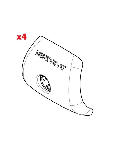 RICAMBI - SET 4 COVER PIEDI RAIL (70PL0001)