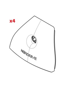 RICAMBI - SET 4 COVER PIEDI E VOS (70PL047A)