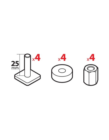 SET ADATTATORI BARRE WHISPBAR E PORTASCI PROSLIDER