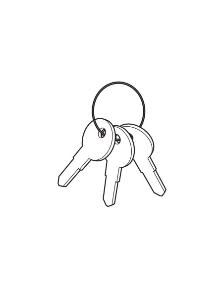 SET NR.3 CHIAVI 73NA0002 CON IMPUGNATURA TONDA - S