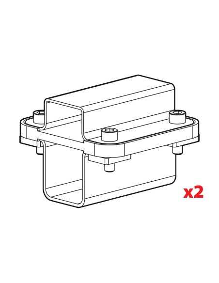 SET ADATTATORI KARGO RACK PER NR. 1 BARRA KARGO O